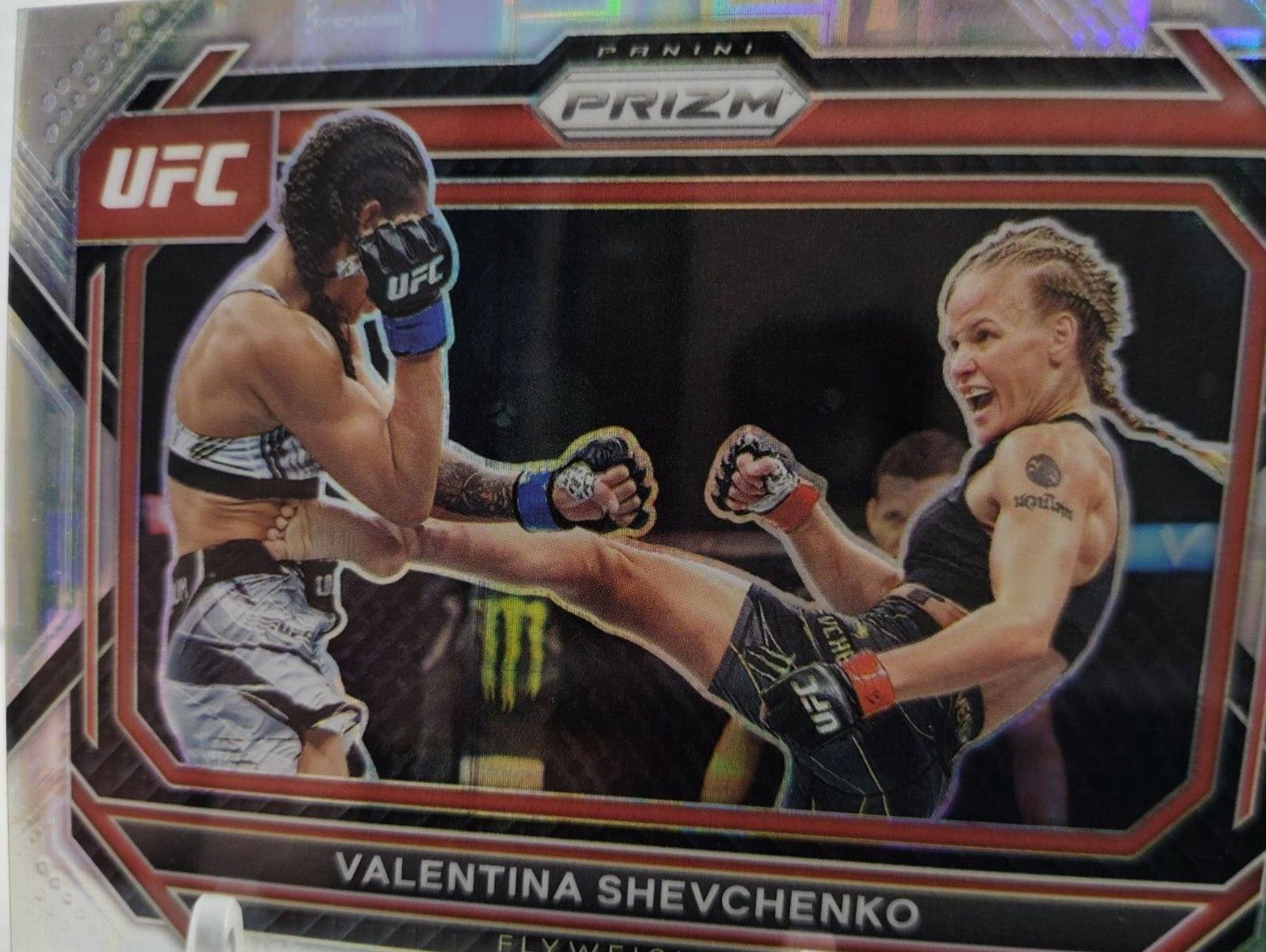 Valentina Shevchenko 2023 Panini Prizm UFC Base #63 Silver