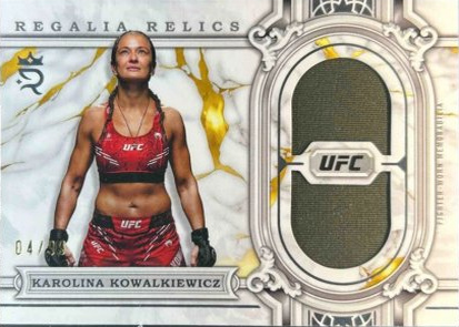 Karolina Kowalkiewicz 2024 Topps Royalty UFC Regalia Relics #RAR-64 Platinum