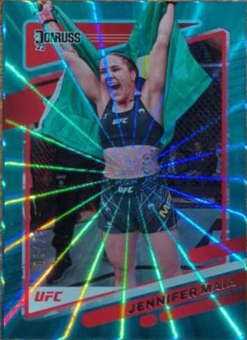 Jennifer Maia 2022 Panini Donruss UFC Base #61 Teal