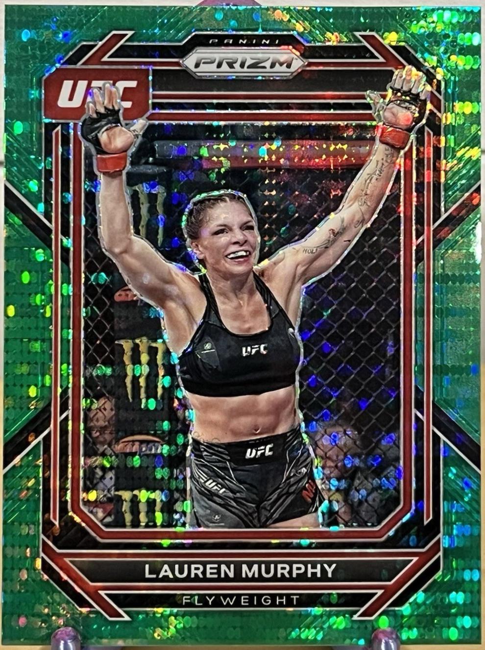 Lauren Murphy 2023 Panini Prizm UFC Base #160 Green Pulsar