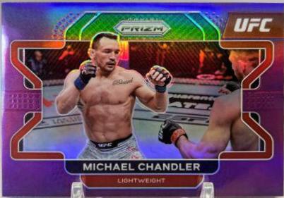 Michael Chandler 2022 Panini Prizm UFC Base #8 Purple