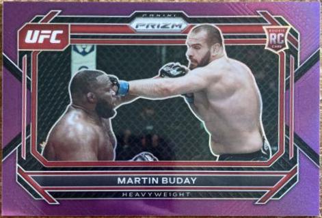Martin Buday 2023 Panini Prizm UFC Base #37 Purple