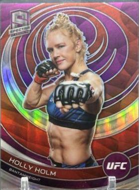 Holly Holm 2023 Panini Chronicles UFC Base Spectra #394 Nebula