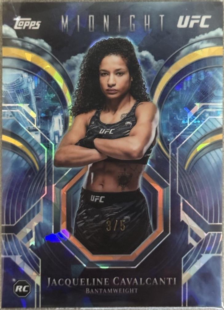 Jacqueline Cavalcanti 2026 Topps Midnight UFC Night Watch #PC-20 Midnight