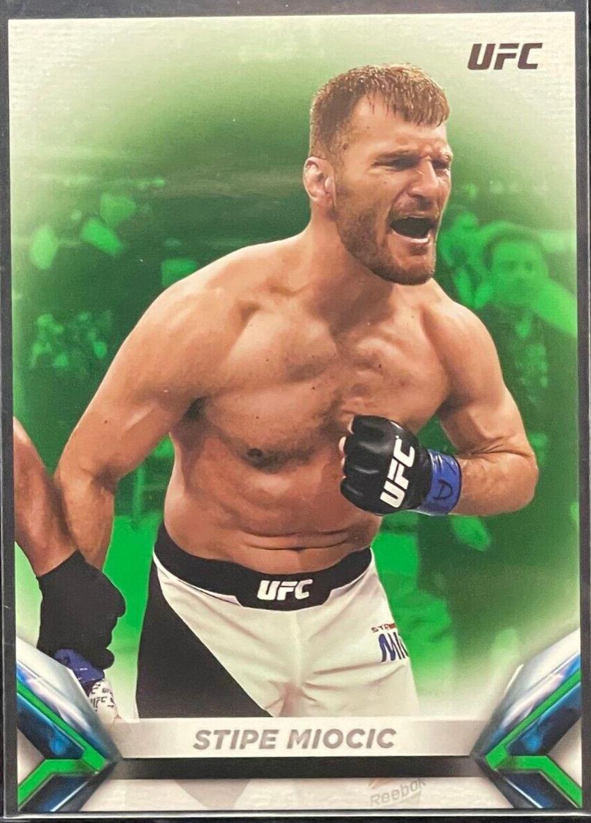 Stipe Miocic 2018 Topps UFC Knockout Base #16 Green