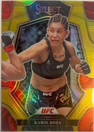Karol Rosa 2023 Panini Select UFC Premier Level #194 Gold