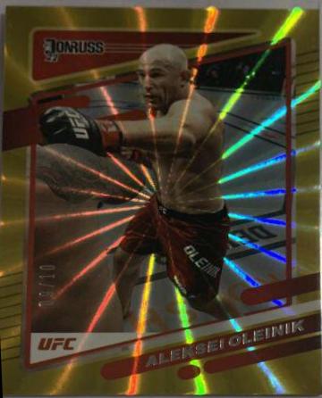 Aleksei Oleinik 2022 Panini Donruss UFC Base #173 Gold