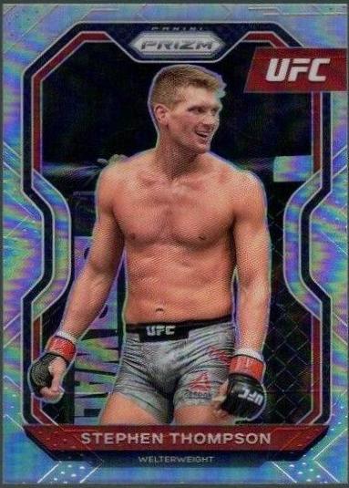 Stephen Thompson 2021 Panini Prizm UFC Base #81 Silver
