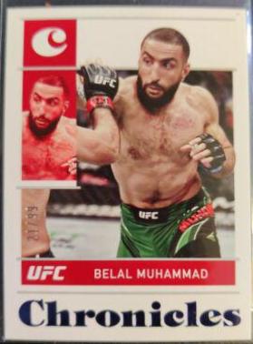 Belal Muhammad 2022 Panini Chronicles UFC Base Chronicles #36 Blue