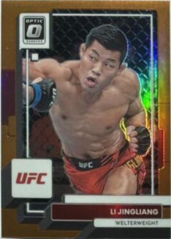 Li Jingliang 2023 Panini Donruss Optic UFC Base #46 Orange