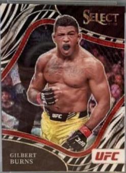 Gilbert Burns 2022 Panini Select UFC Octagonside #237 Black