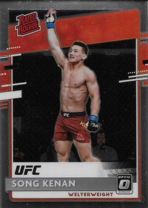 Song Kenan 2021 Panini Chronicles UFC Base Optic Rated Rookies #211 Asia Gold