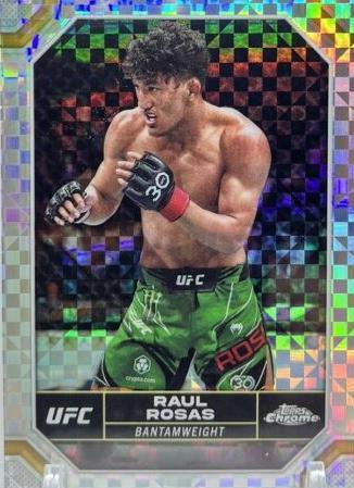 Raul Rosas 2024 Topps Chrome UFC Base #161 X-Fractor