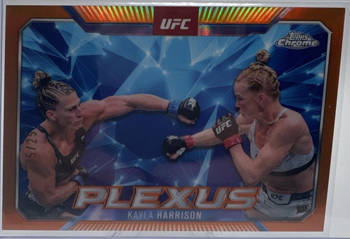 Kayla Harrison 2025 Topps Chrome UFC Plexus #PLX-2 Orange