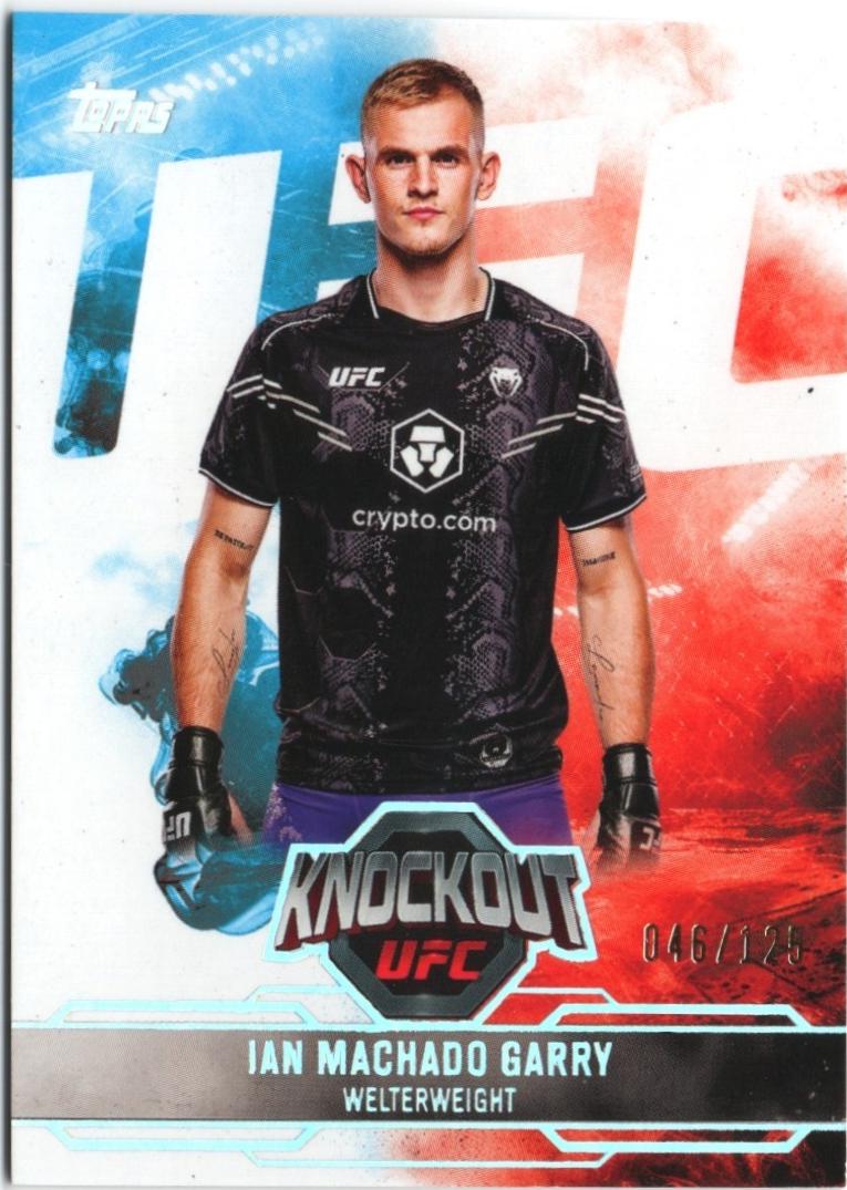 Ian Machado Garry 2025 Topps Knockout UFC Base #43 Holo Silver