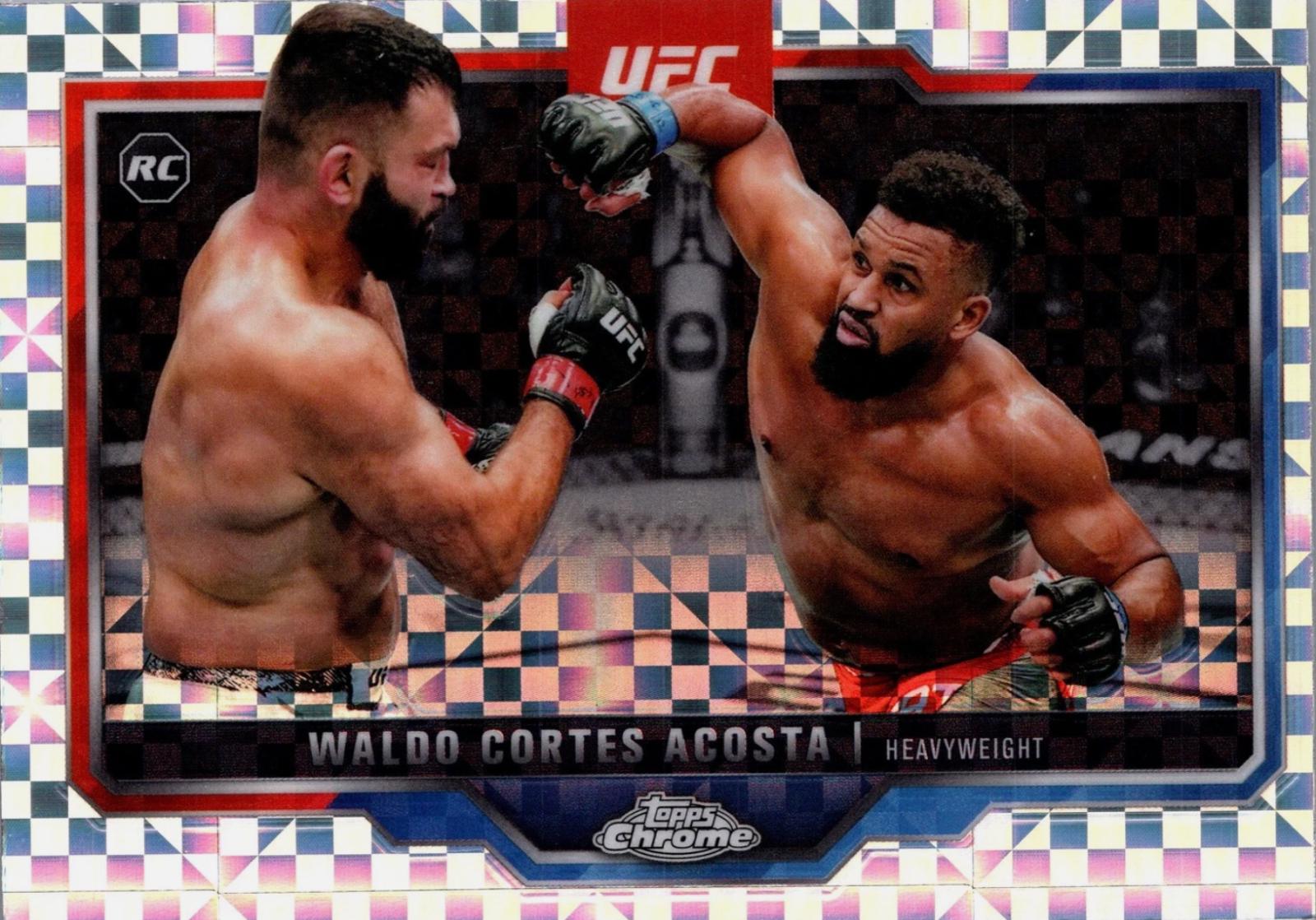 Waldo Cortes Acosta 2025 Topps Chrome UFC Base #19 X-Fractor