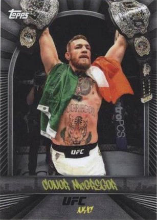 Conor McGregor 2024 Topps UFC NYC Base #29 Orange