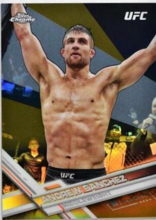 Andrew Sanchez 2017 Topps Chrome UFC Base #10 Gold