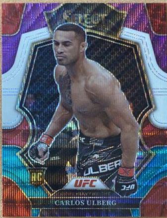 Carlos Ulberg 2023 Panini Select UFC Premier Level #150 Tri Color