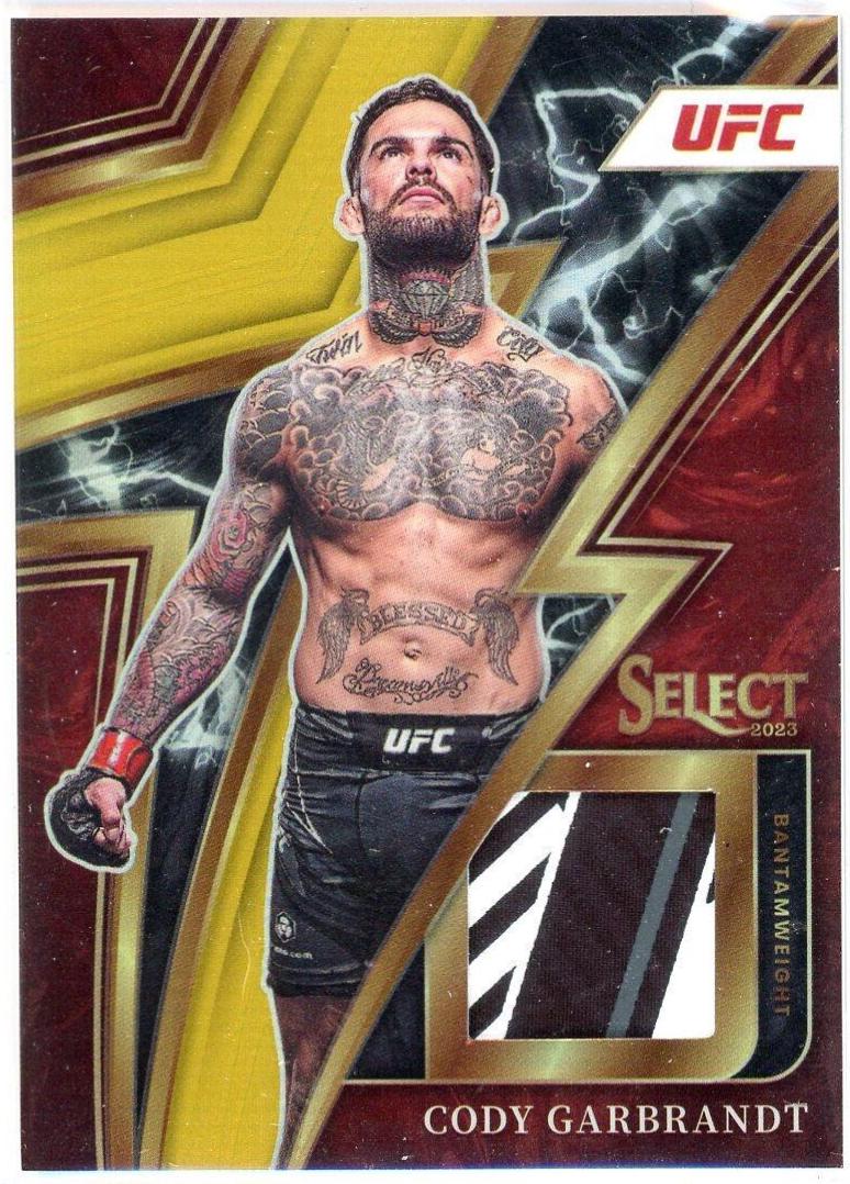 Cody Garbrandt 2023 Panini Select UFC Mezzanine #301 Gold