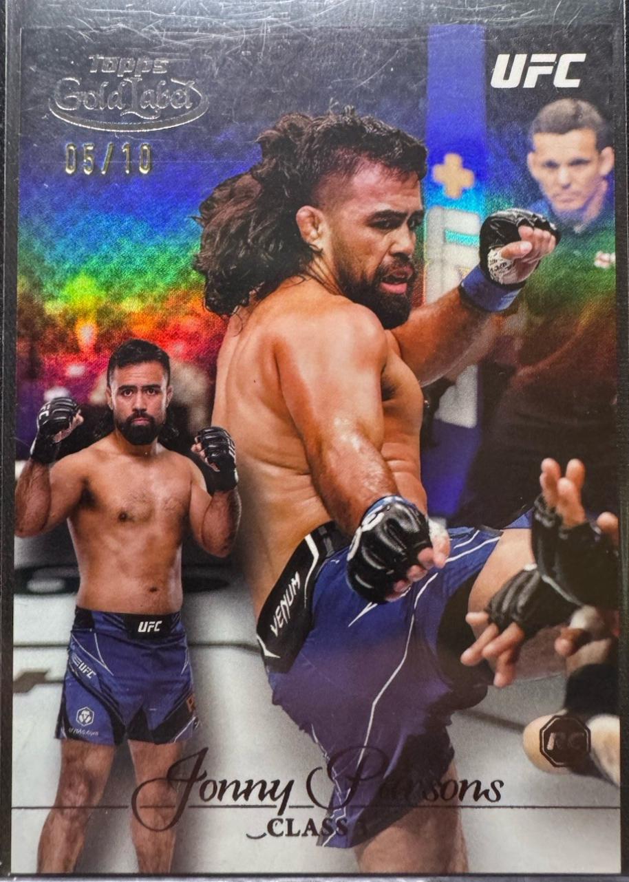 Jonny Parsons 2024 Topps Gold Label UFC Base Class III #5 Black