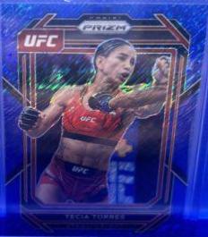 Tecia Pennington 2023 Panini Prizm UFC Base #128 Blue Shimmer