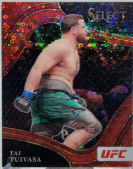 Tai Tuivasa 2022 Panini Select UFC Octagonside #278 Red Disco