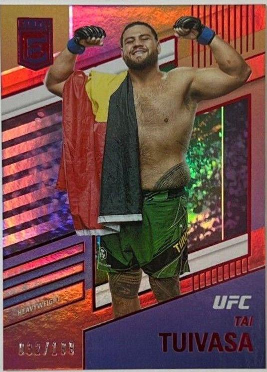 Tai Tuivasa 2022 Panini Chronicles UFC Base Elite #250 Red