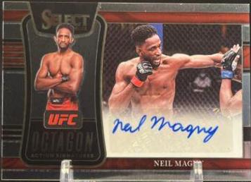Neil Magny 2022 Panini Select UFC Octagon Action Signatures #38