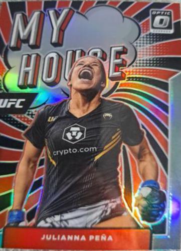 Julianna Peña 2022 Panini Donruss Optic UFC My House #13 Holo