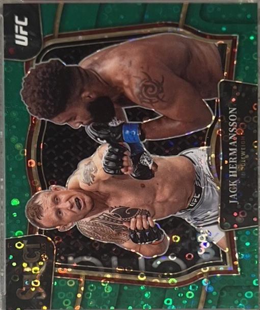 Jack Hermansson 2023 Panini Select UFC Octagonside #290 Green Disco