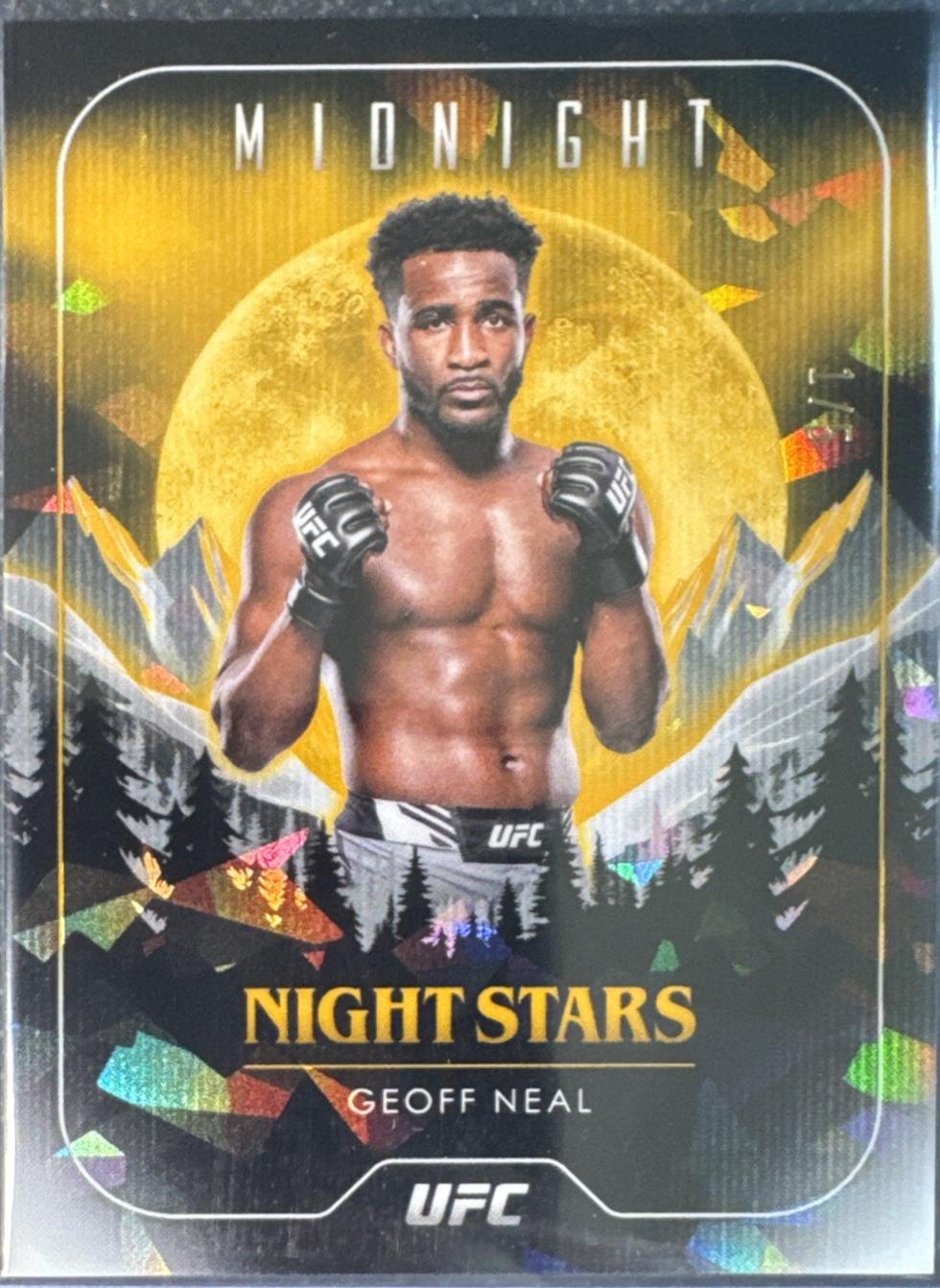 Geoff Neal 2024 Topps Midnight UFC Night Stars #NS-17 Daybreak