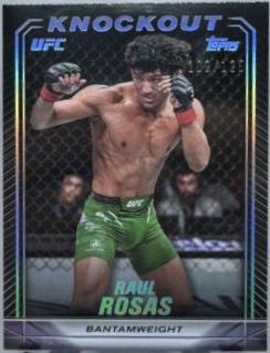 Raul Rosas 2024 Topps Knockout UFC Base #31 Holo Silver
