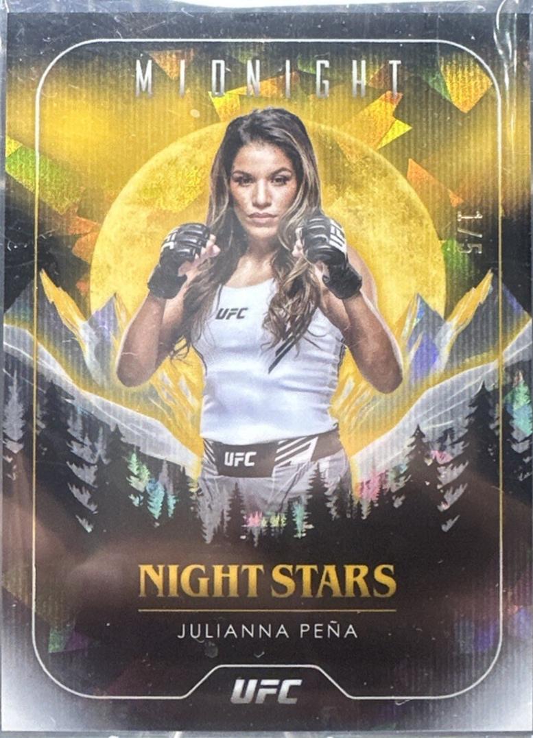 Julianna Peña 2024 Topps Midnight UFC Night Stars #NS-22 Daybreak