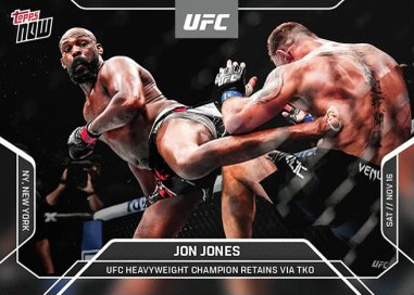 Jon Jones Topps Now UFC Base #34 Purple