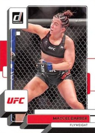 Maycee Barber 2023 Panini Donruss UFC Base #155 Black