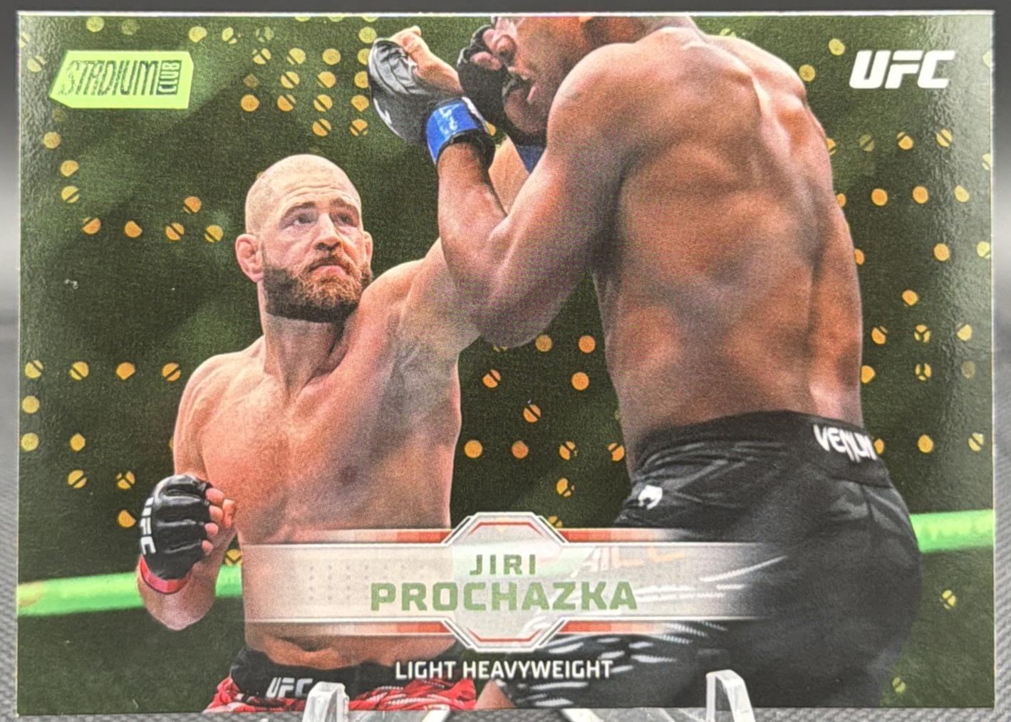 Jiri Prochazka 2026 Topps Stadium Club UFC Base #43 Lime Green