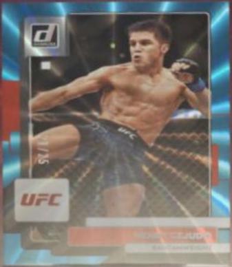 Henry Cejudo 2023 Panini Donruss UFC Base #63 Teal Laser
