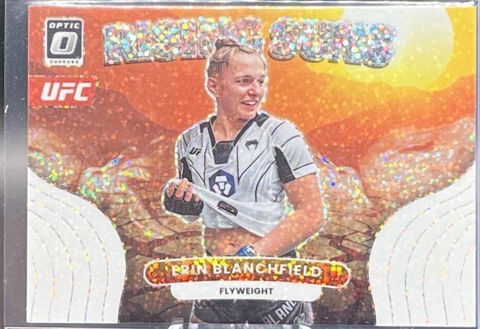 Erin Blanchfield 2023 Panini Donruss Optic UFC Rising Suns #9 White Sparkle