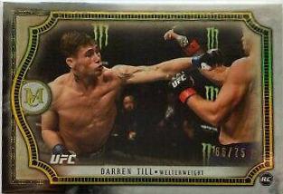 Darren Till 2018 Topps UFC Museum Collection Base #13 Gold