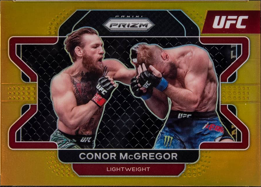 Conor McGregor 2022 Panini Prizm UFC Base #39 Gold