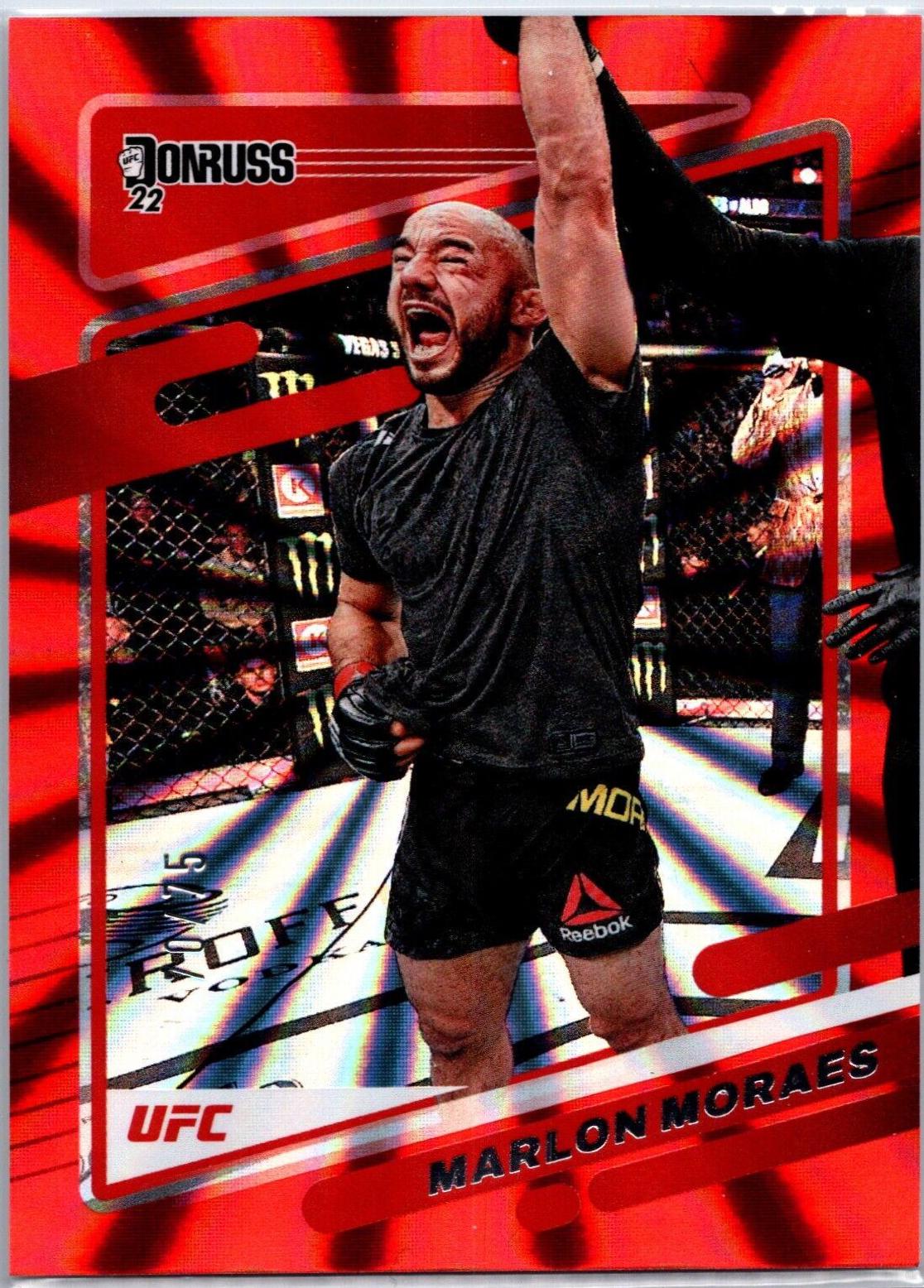Marlon Moraes 2022 Panini Donruss UFC Base #74 Red
