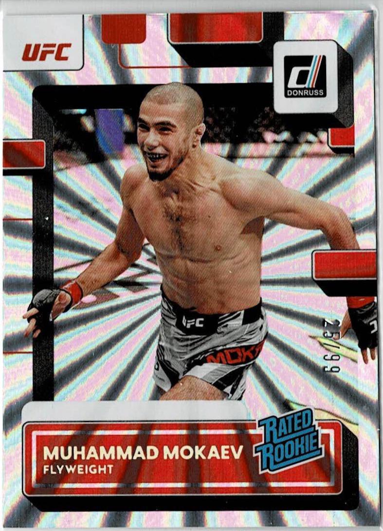 Muhammad Mokaev 2023 Panini Donruss UFC Base #212 Laser