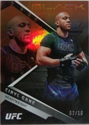 Ciryl Gane 2022 Panini Chronicles UFC Base Black #207 Gold