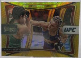 Felice Herrig 2021 Panini Select UFC Premier Level #118 Gold