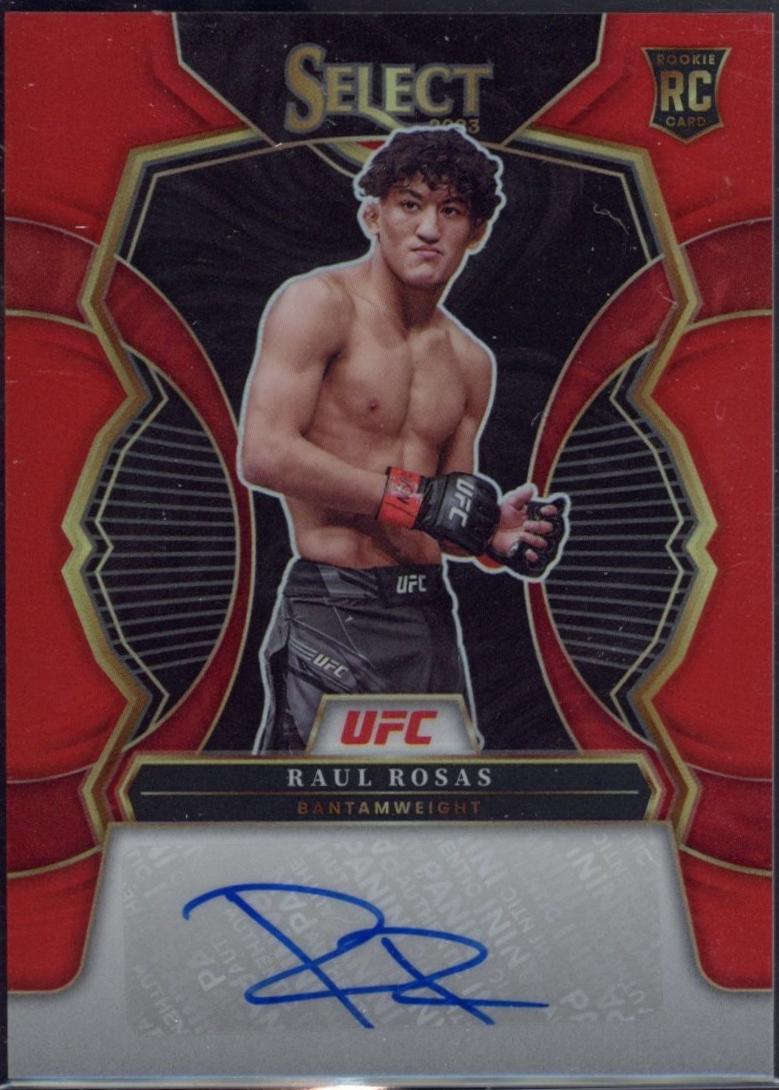 Raul Rosas 2023 Panini Select UFC Rookie Signatures #20 Red