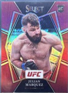 Julian Marquez 2022 Panini Select UFC Premier Level #170 Maroon