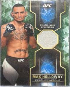Max Holloway 2017 Topps UFC Knockout Knockout Relics #KR-MH Green