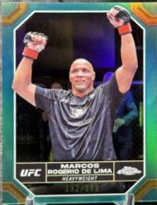 Marcos Rogério De Lima 2024 Topps Chrome UFC Base #123 Aqua Refractor