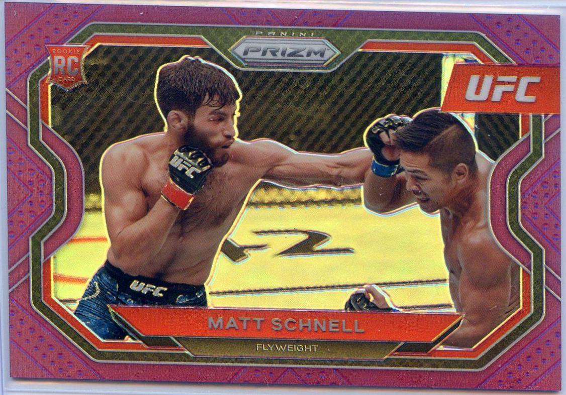 Matt Schnell 2021 Panini Prizm UFC Base #109 Purple
